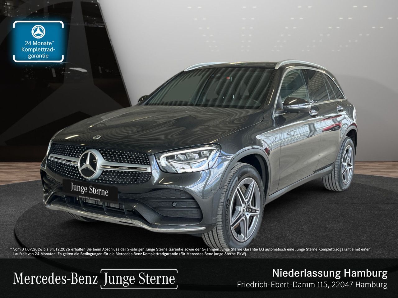 Mercedes-Benz GLC 300 de 4M AMG Navi Dist Tw Pano LED Amb AHK