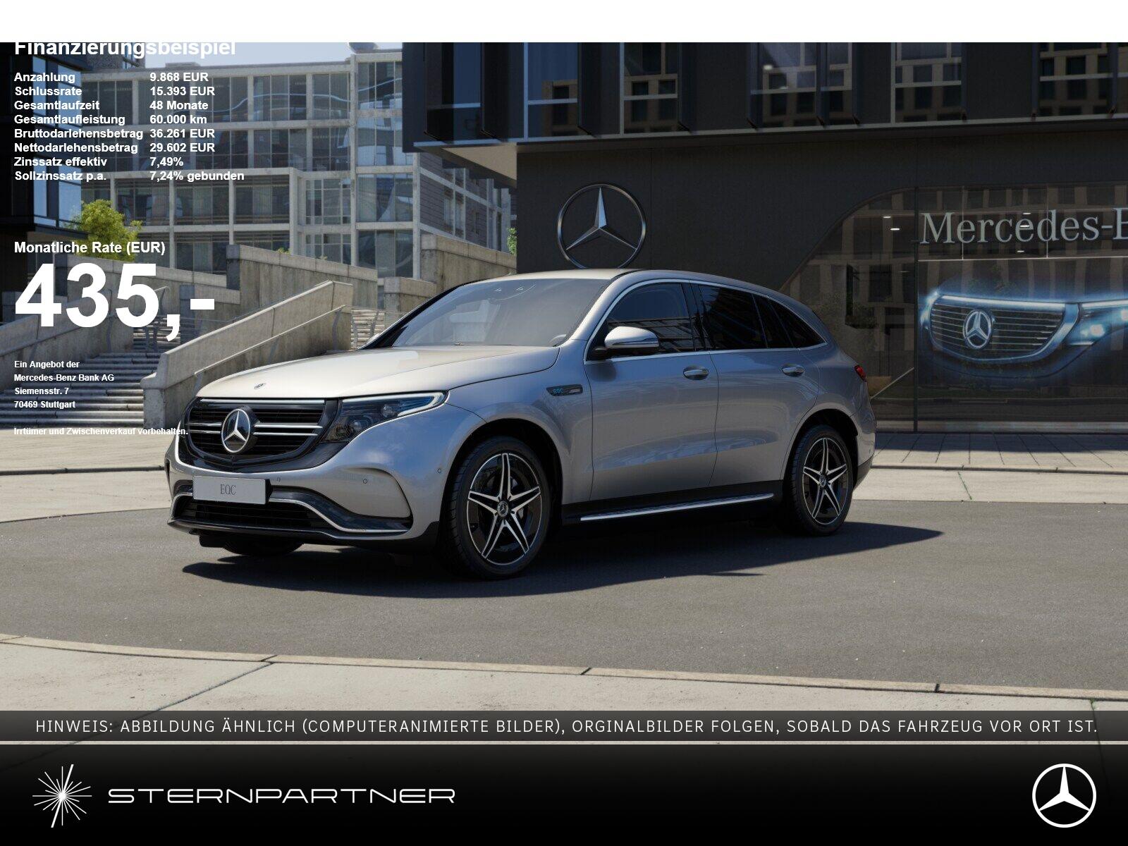 Mercedes-Benz EQC 400 4M AMG+AHK+HUD+360°+SOUND+DISTRONIC