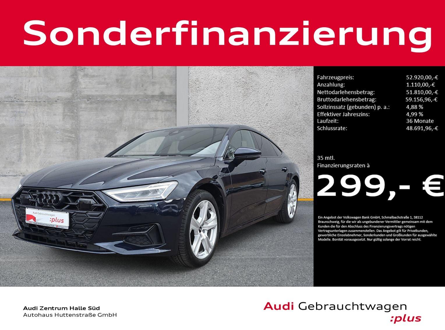 Audi A7 Sportback 50 TFSIe qu UPE97 LEDER MEMORY AHK