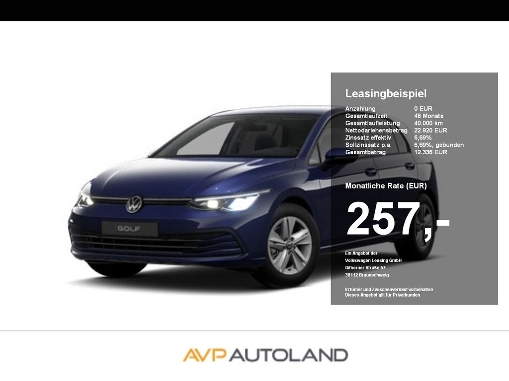 Golf VIII 2.0 TDI DSG Life | NAVI | LED | ACC |
