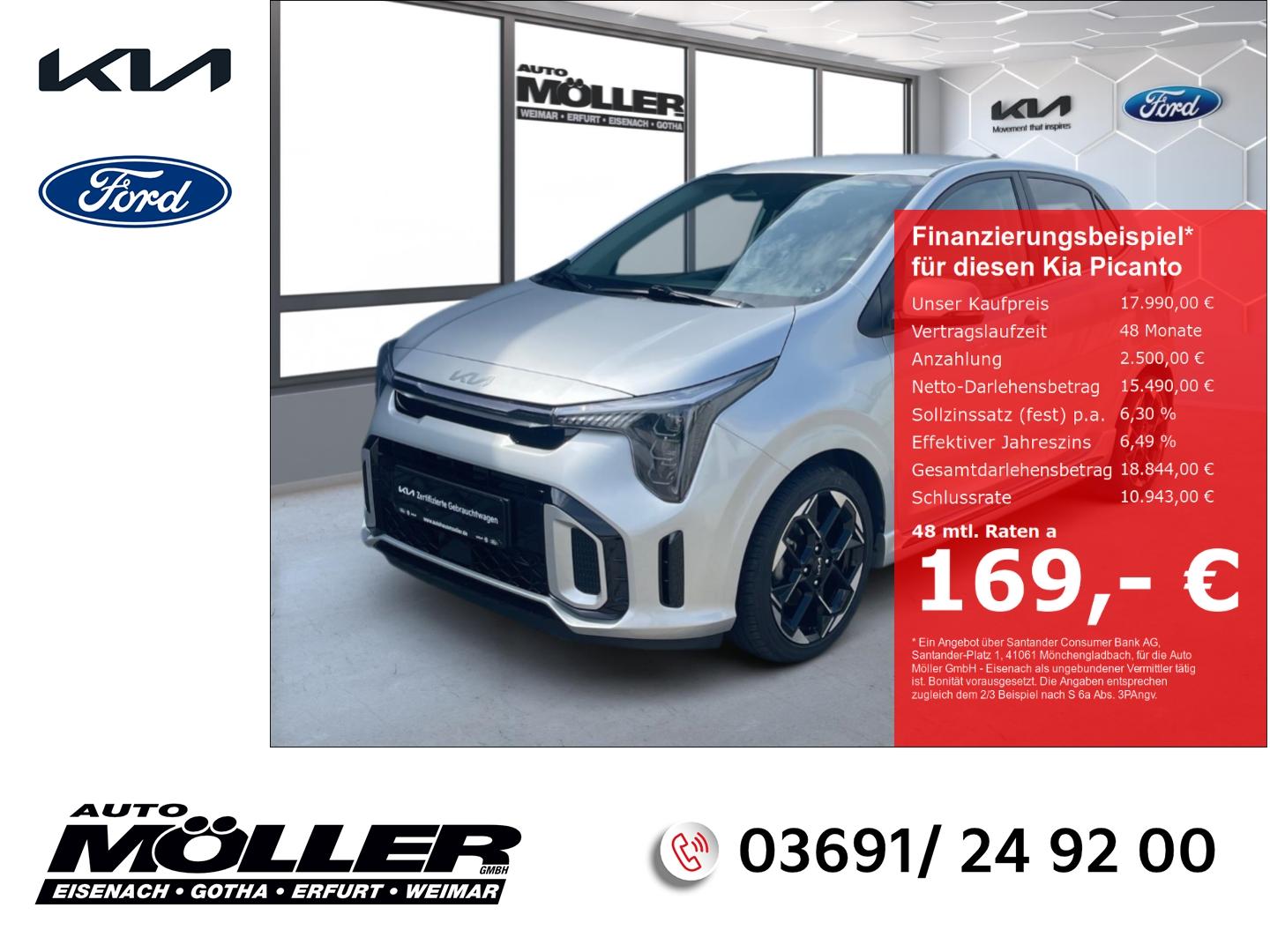Kia Picanto 1.2 GT-Line AMT Kamera Navi Smart-Key LE