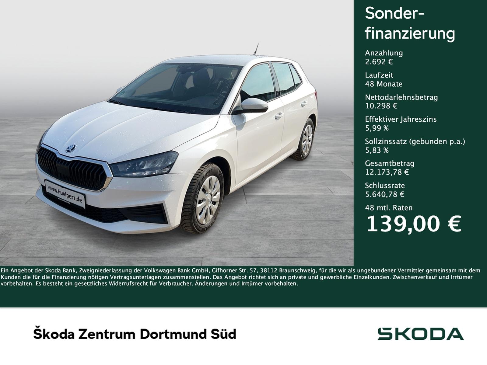 Skoda Fabia 1.0 ACTIVE LED PDC SITZHEIZUNG