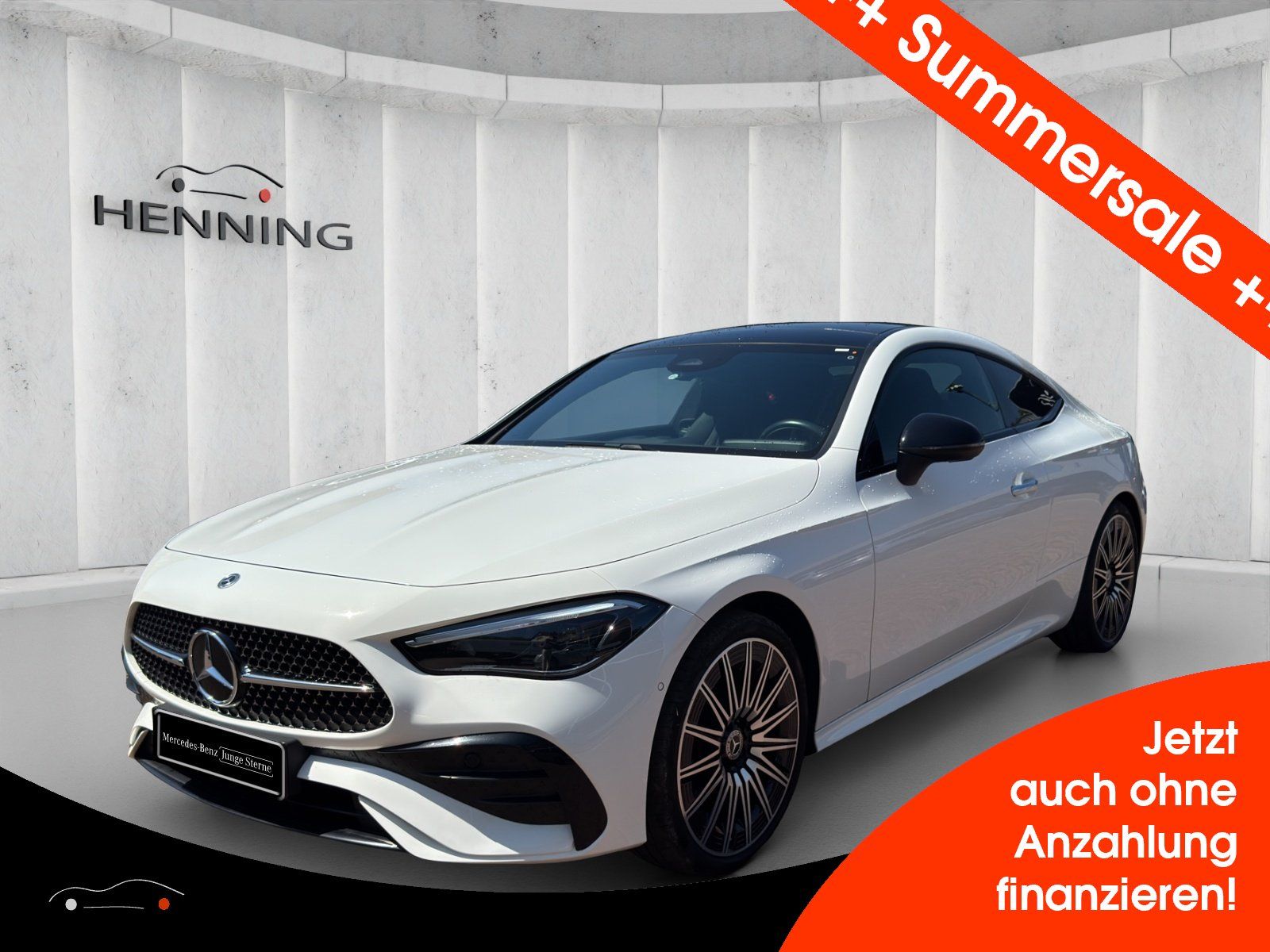 MERCEDES-BENZ CLE 220 d AMG Coupé Night Panorama Kam Totw. 20"