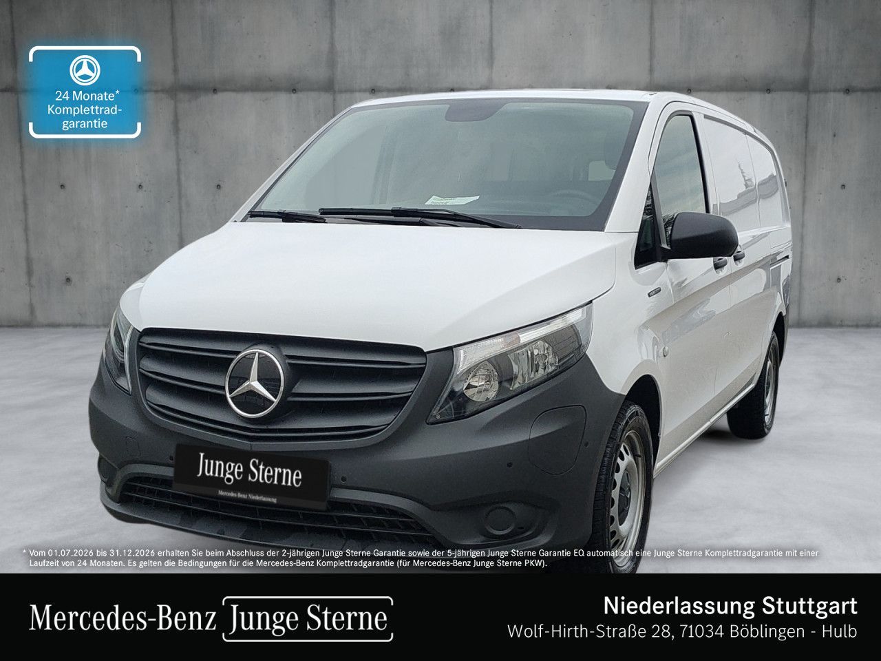 Mercedes-Benz Vito eVito 112 KA Lang Klima+Kamera+Navi+Tempo.