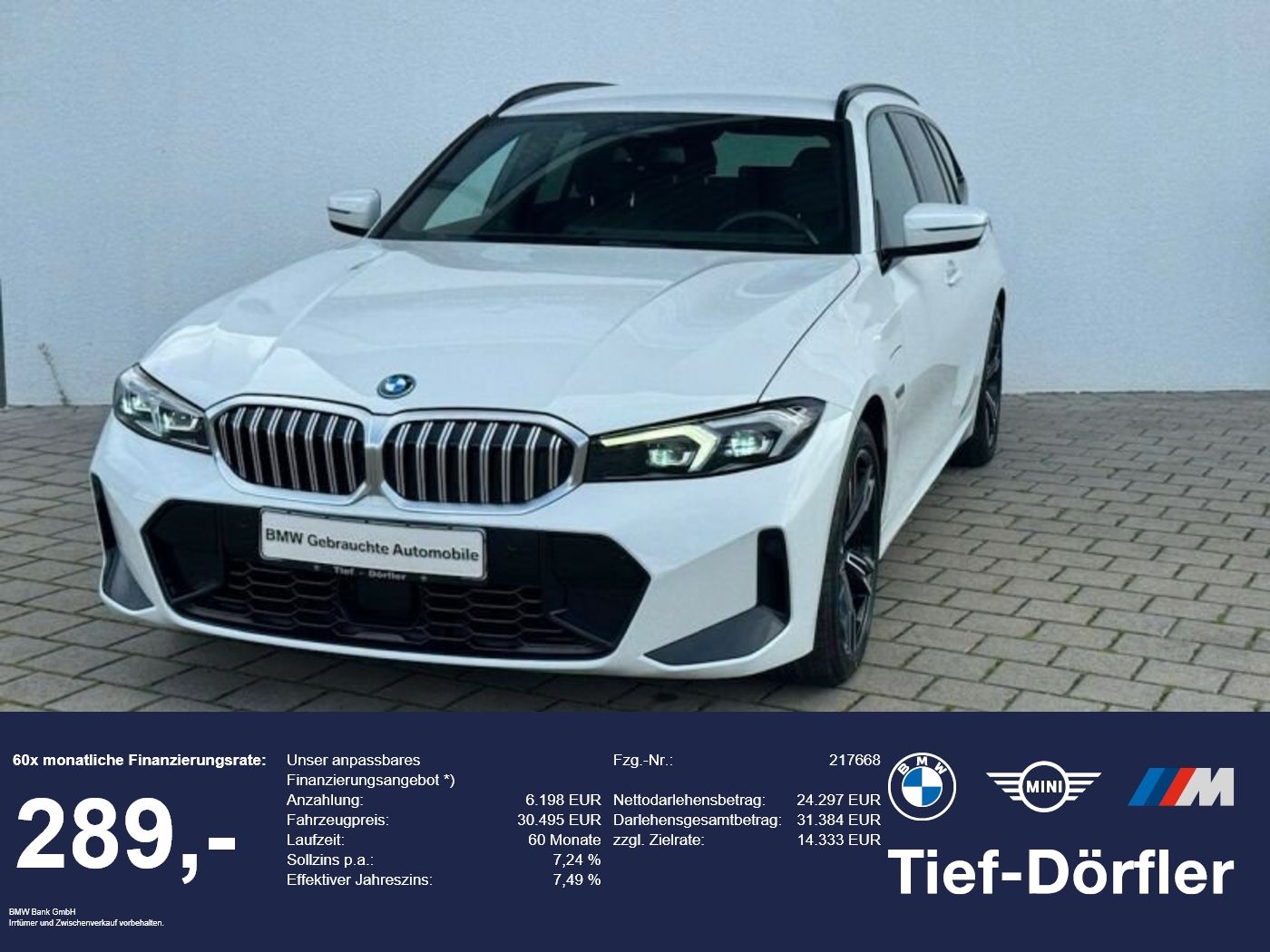 BMW 320e Touring M Sport LED/HiFi/Shz/ACC/Park-Assi