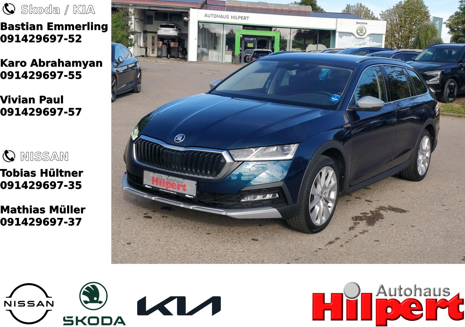 Skoda Octavia Combi Scout 2.0 TDI 4x4 AHK LKHZ SHZ KEY