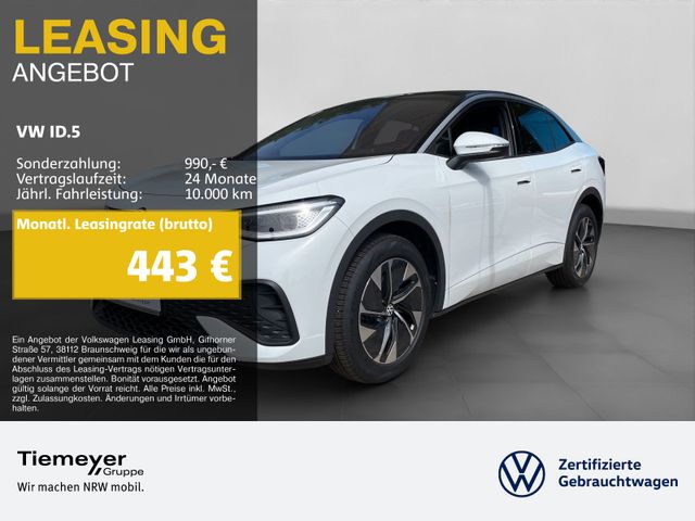 VW ID.5 PURE LM19 WÄRMEPUMPE NAVI IQ.LIGHT