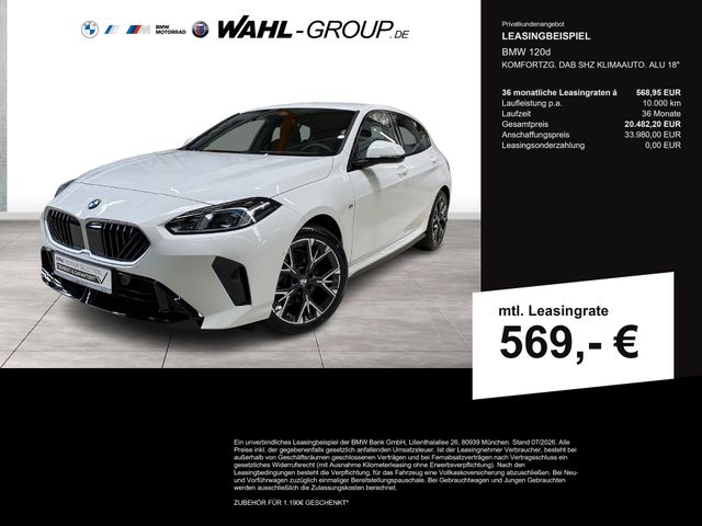 BMW 120d KOMFORTZG. DAB SHZ KLIMAAUTO. ALU 18"