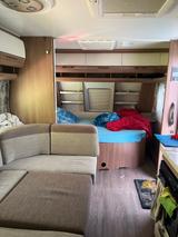 Hobby 545 KMF,3er Stockbett,Fußbodenheizung,ink Zubehö - Etagenbett 3er