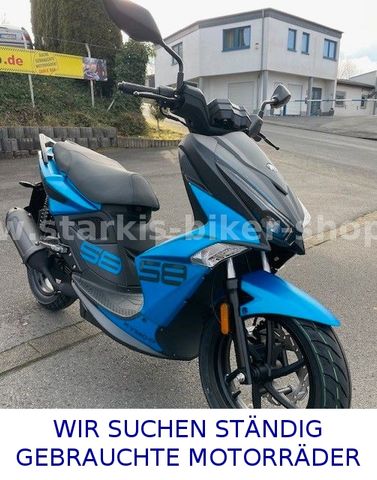 Kymco Super 8 R 50i   Blue + schwarzmatt