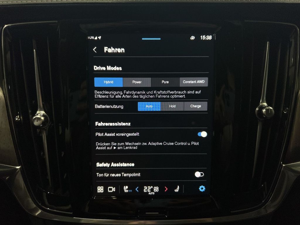 Volvo S90 T8 Ultimate Dark Recharge AWD B&W Massage