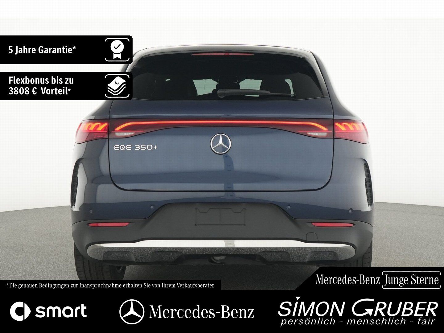 Fahrzeugabbildung Mercedes-Benz EQE 350+ SUV El Art Airmatic Massage Sitzklima