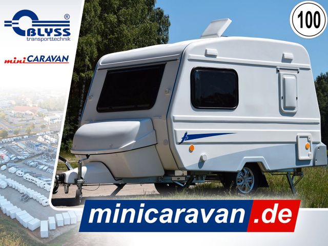 NEU Mini GFK Wohnwagen Caravan Niewiadow N126N, 2024er Modell in