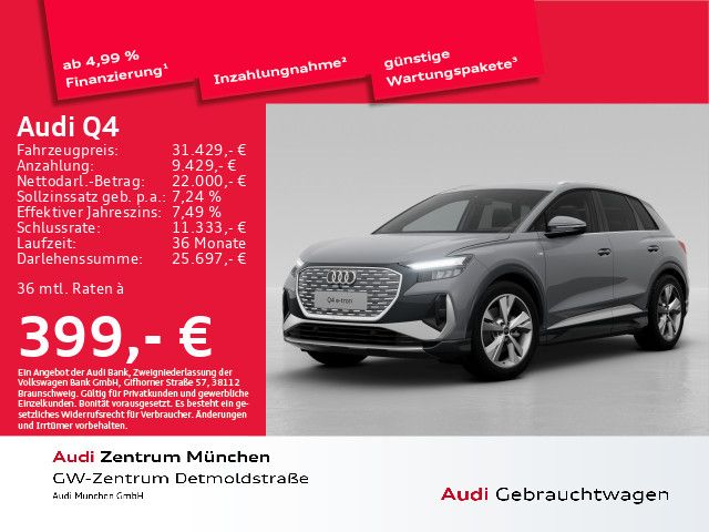 Audi Q4 35 e-tron S line ACC/HuD/Kamera/Navi+