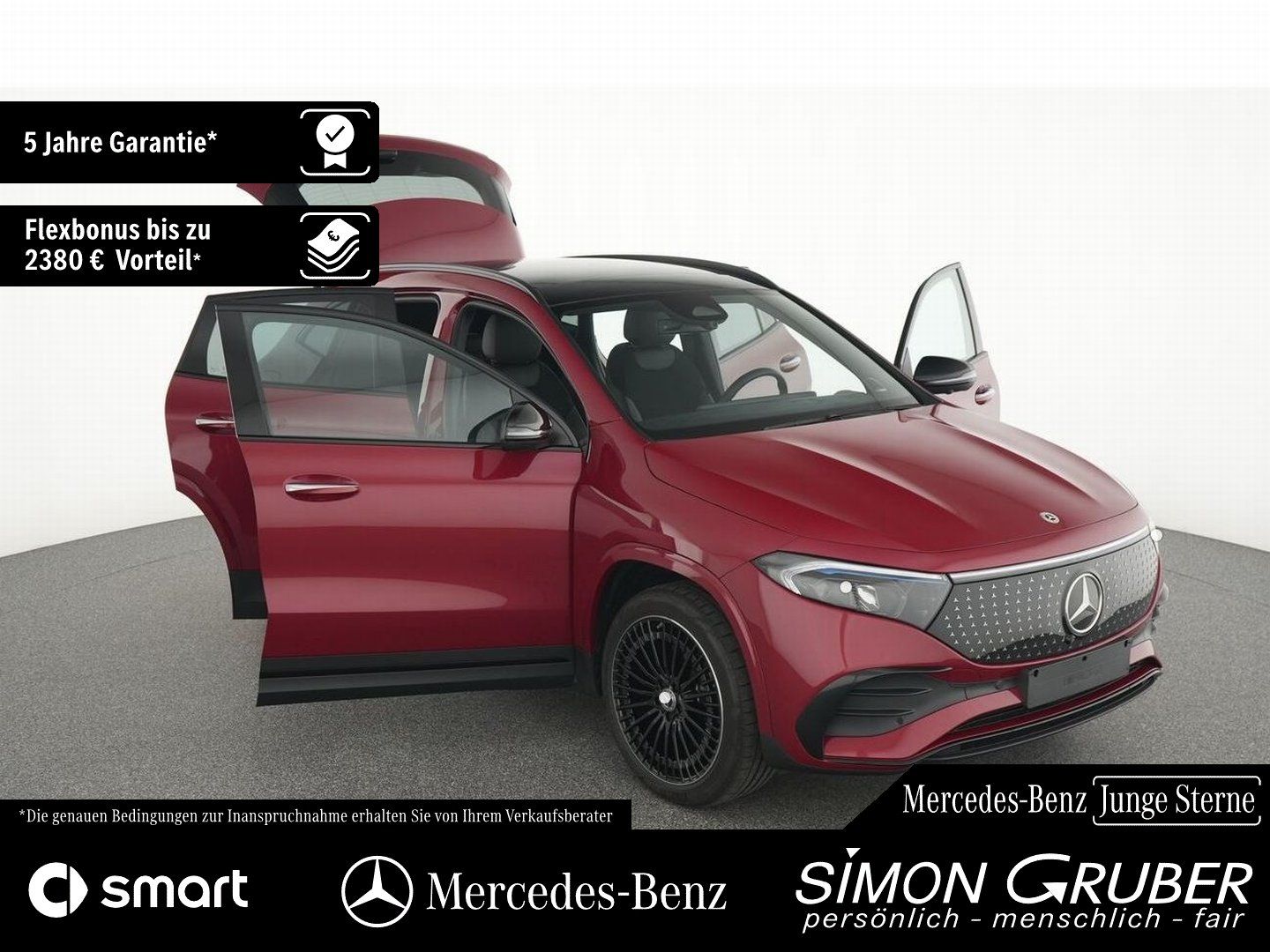 Fahrzeugabbildung Mercedes-Benz EQA 300 4M AMG Night Pano Burm HUD 360 Memory