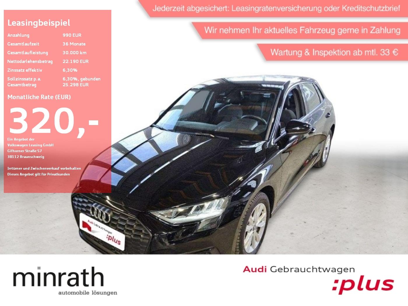 Audi A3 Sportback 35 TDI APP+DAB+VIRT+LED+NAVI