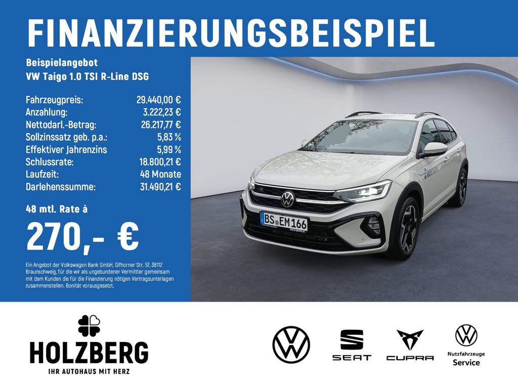 Taigo 1.0 TSI R-Line DSG NAVI+AHK+ACC