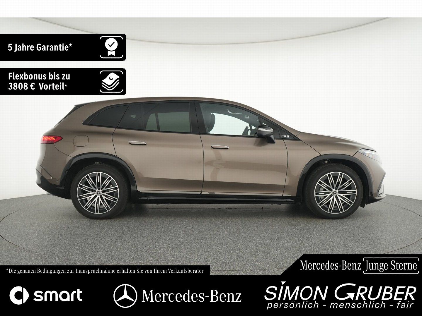 Fahrzeugabbildung Mercedes-Benz EQS 500 4M SUV AMG Sitzklima AHK 7Sitze 118kw