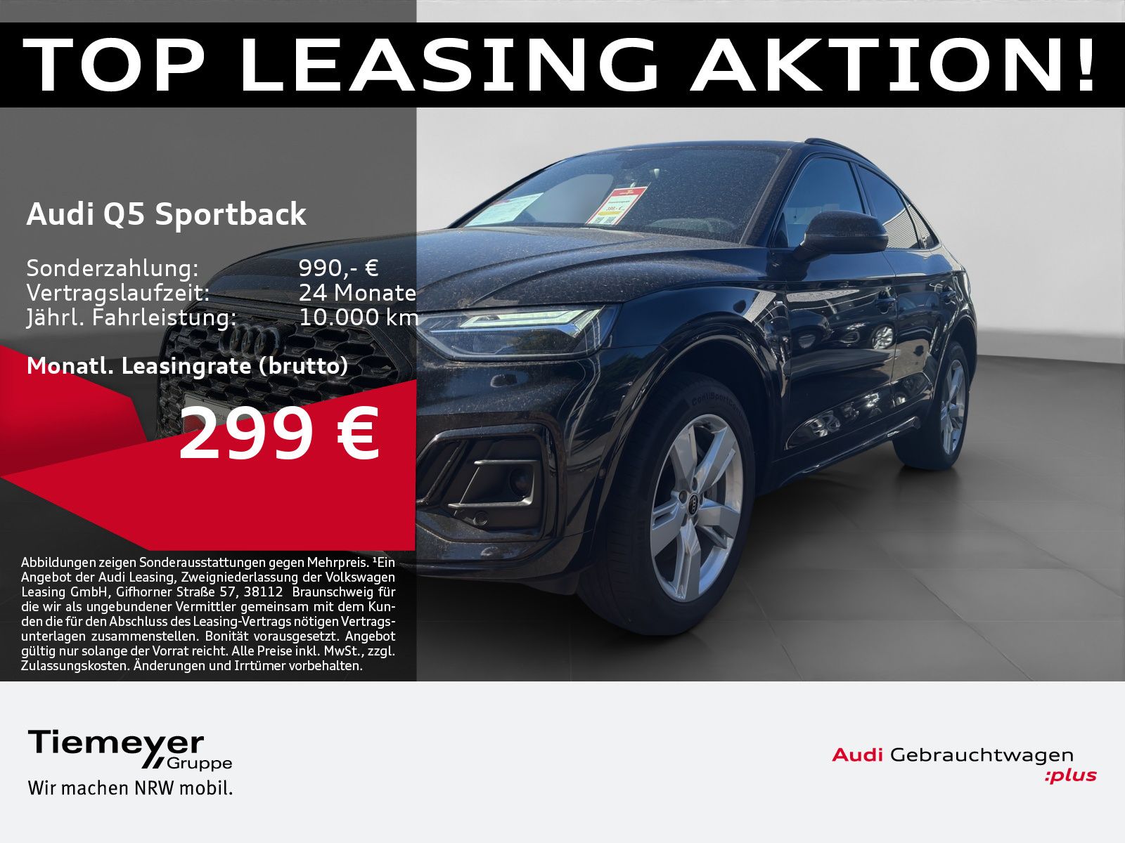 Audi Q5 Sportback 50 TDI Q S LINE PANO AHK eSITZE 360