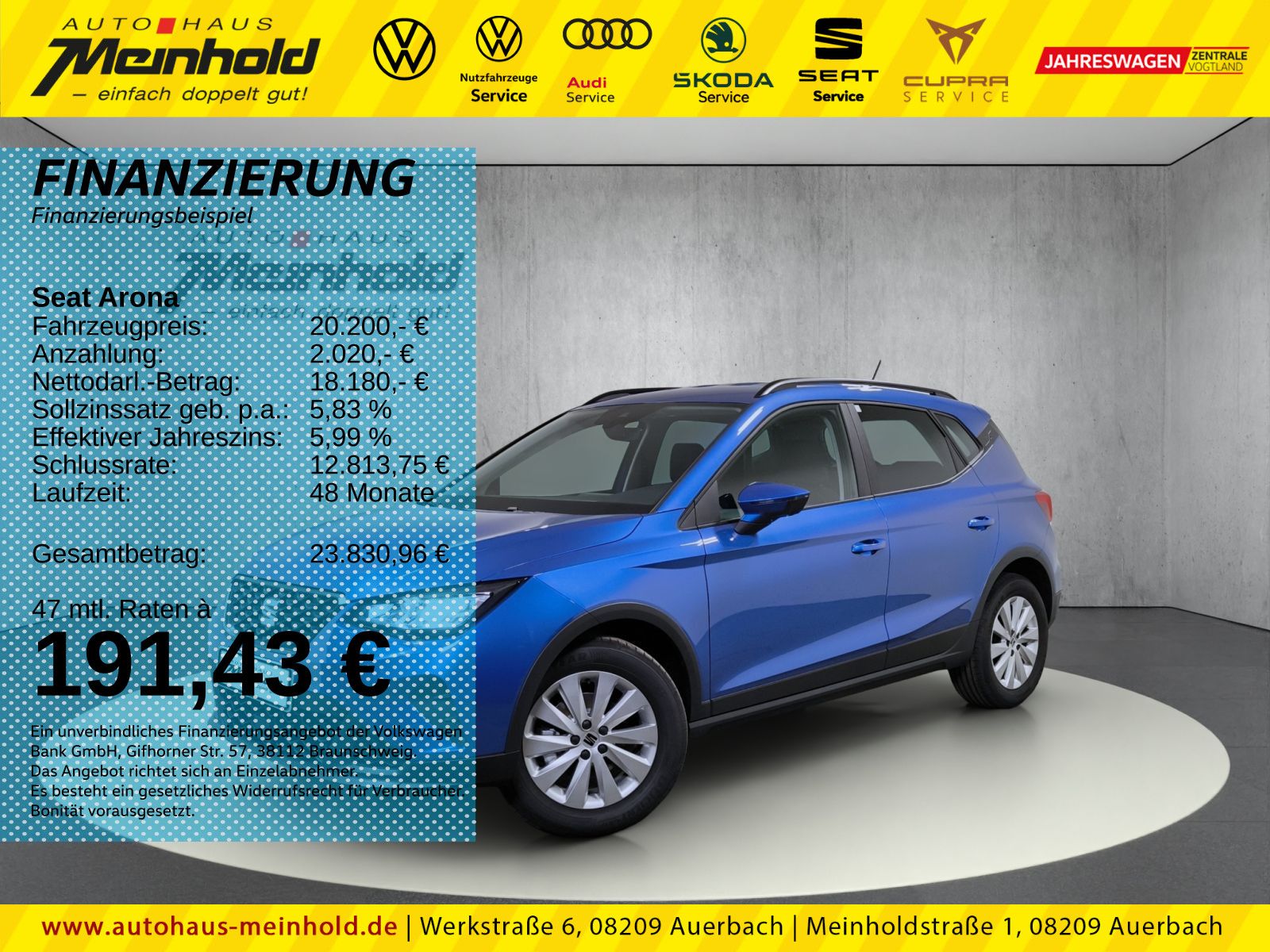 Seat Arona 1.0 TSI Style, LED, DAB, Sitzh,Climatronic