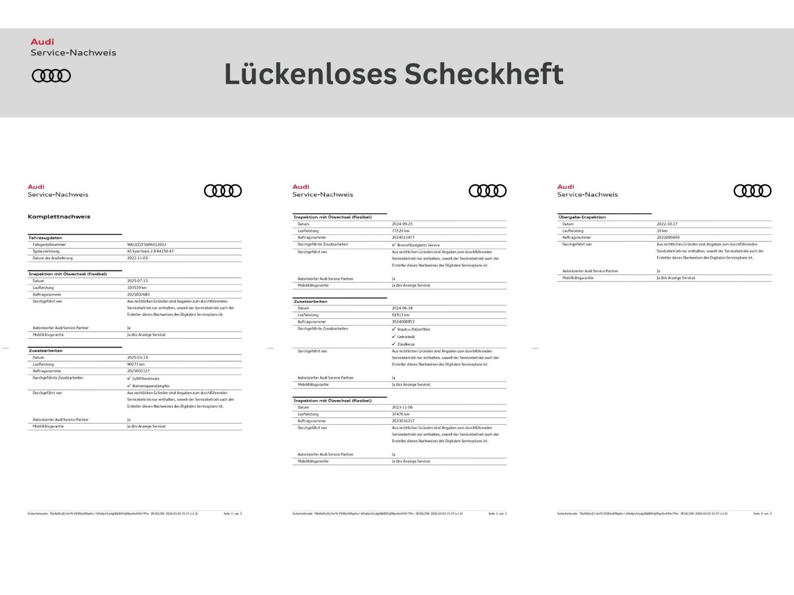 Audi A5 Sportback 40 TFSI S line Schwarz-Paket