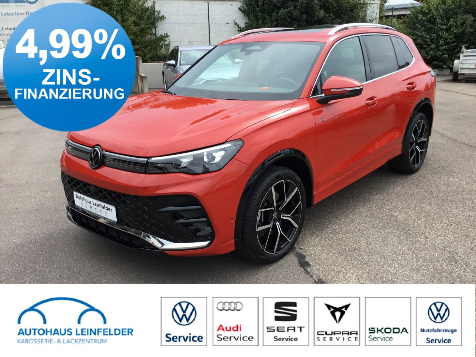 Fahrzeugabbildung Volkswagen Tiguan 2.0 TDI DSG 4M R-Line+AHK+20"+Pano