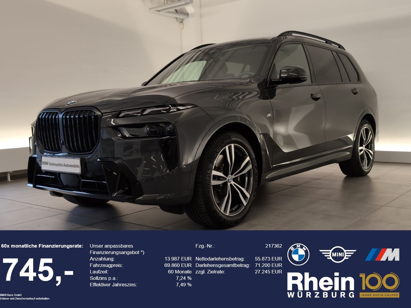 BMW X7 xDrive40d M Sport Navi/LED/AHK/RFK/HuD