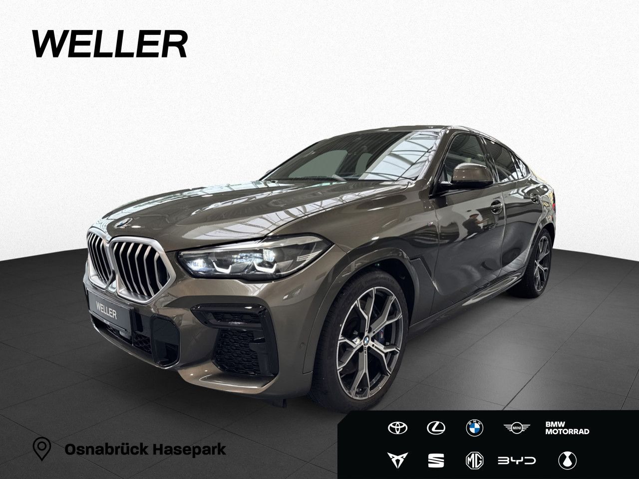 BMW X6 xDrive40d M Sport 2-Achs Pano AHK HUD H K 21
