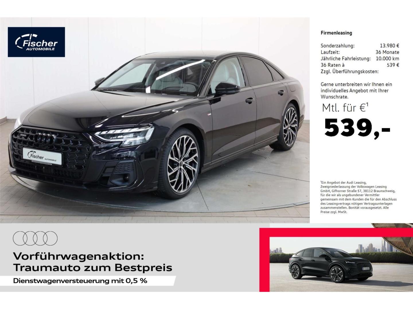Audi A8 60 TFSI e quattro S line