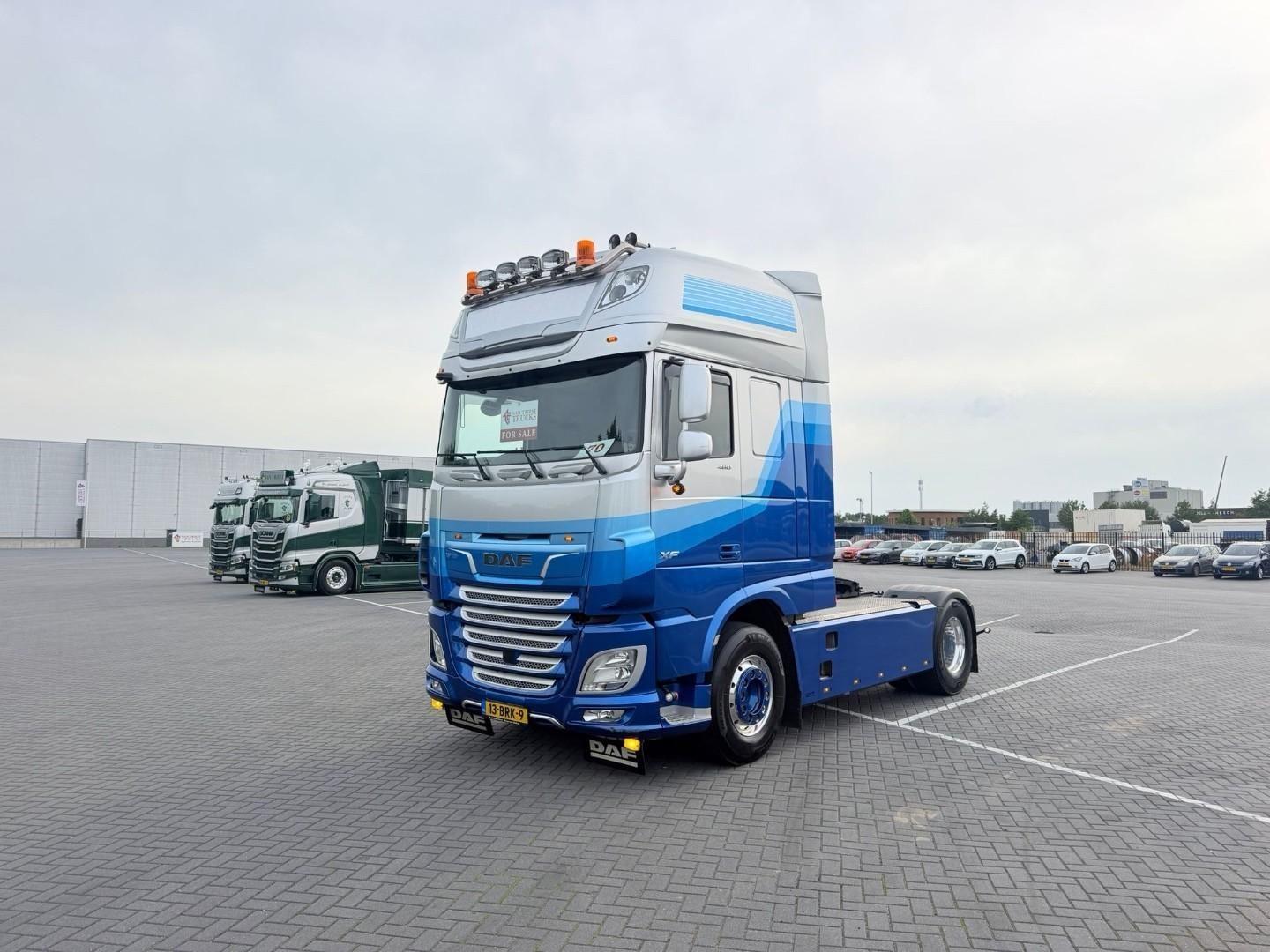 DAF XF 480 FT 9t front axle, hydrauliek, stand airco