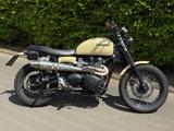 Triumph Scrambler Umbau mit allen neuen Originalteilen