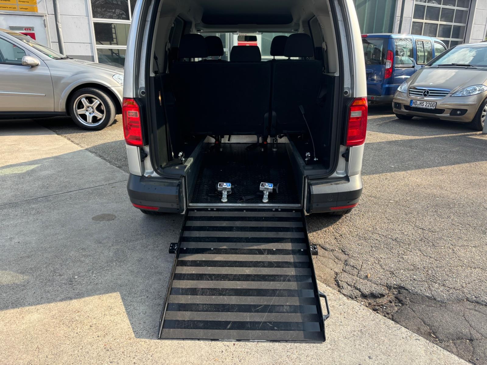 Volkswagen Caddy-Rollstuhlrampe-SHZ+Temp.+Navi