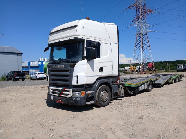 Scania P410 + Hoedlmayr H7000XP Vehicle transport