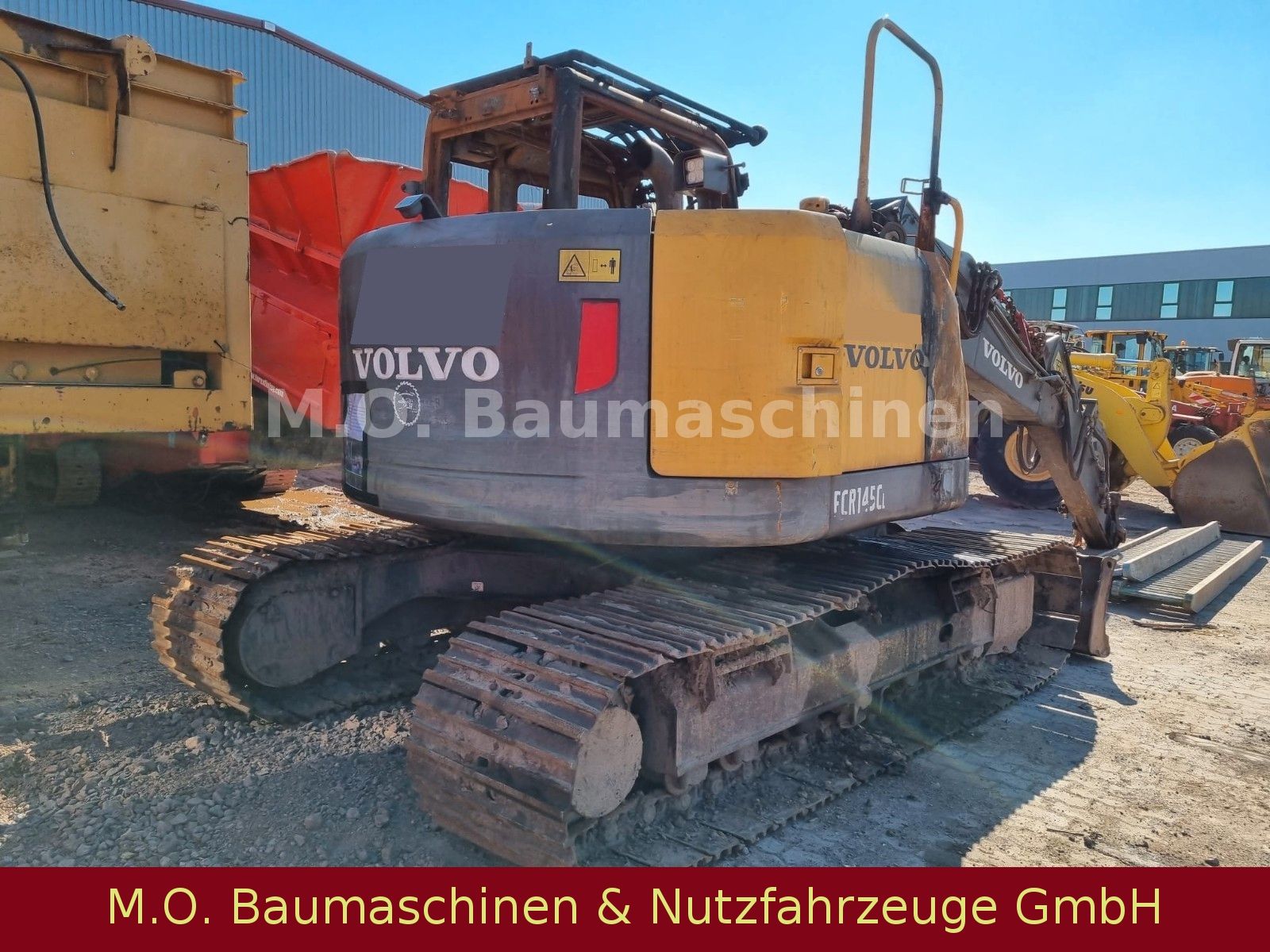 Fahrzeugabbildung Volvo ECR 145 CL / SW / Brandschaden