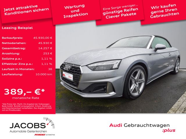 Audi A5 Cabriolet 35 TDI S-tronic advanced AHK, Matri