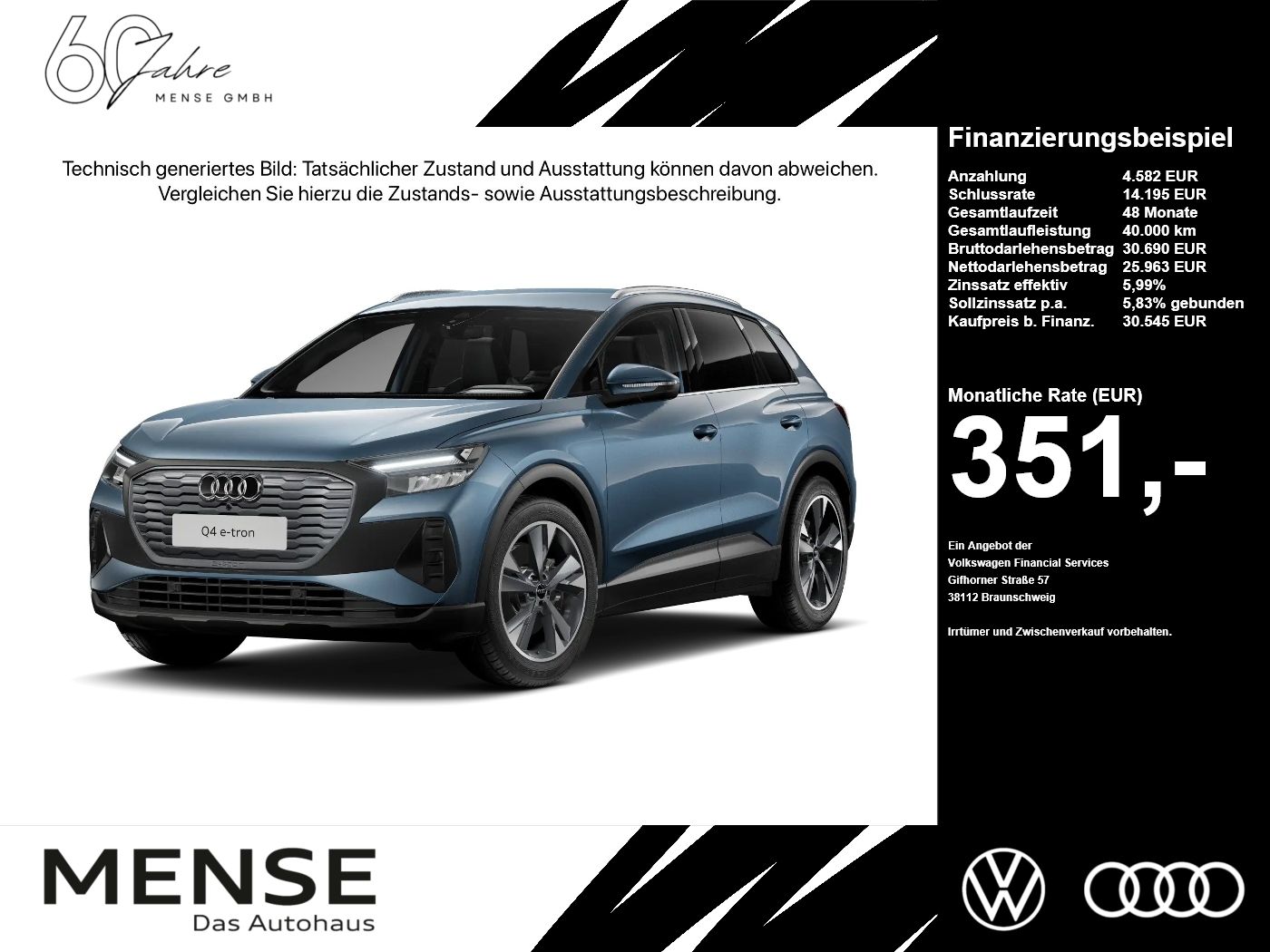 Audi Q4 e-tron 45 quattro AHK Standhzg ACC LED Navi