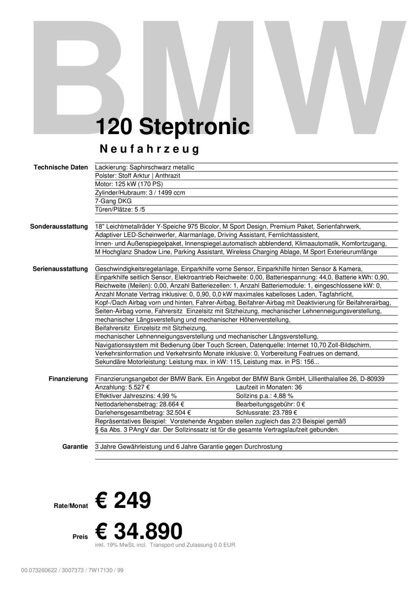 BMW 120 - Bild 4