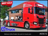 Scania R500, Abrollkipper, HIAB, Lift-Lenkachse, 