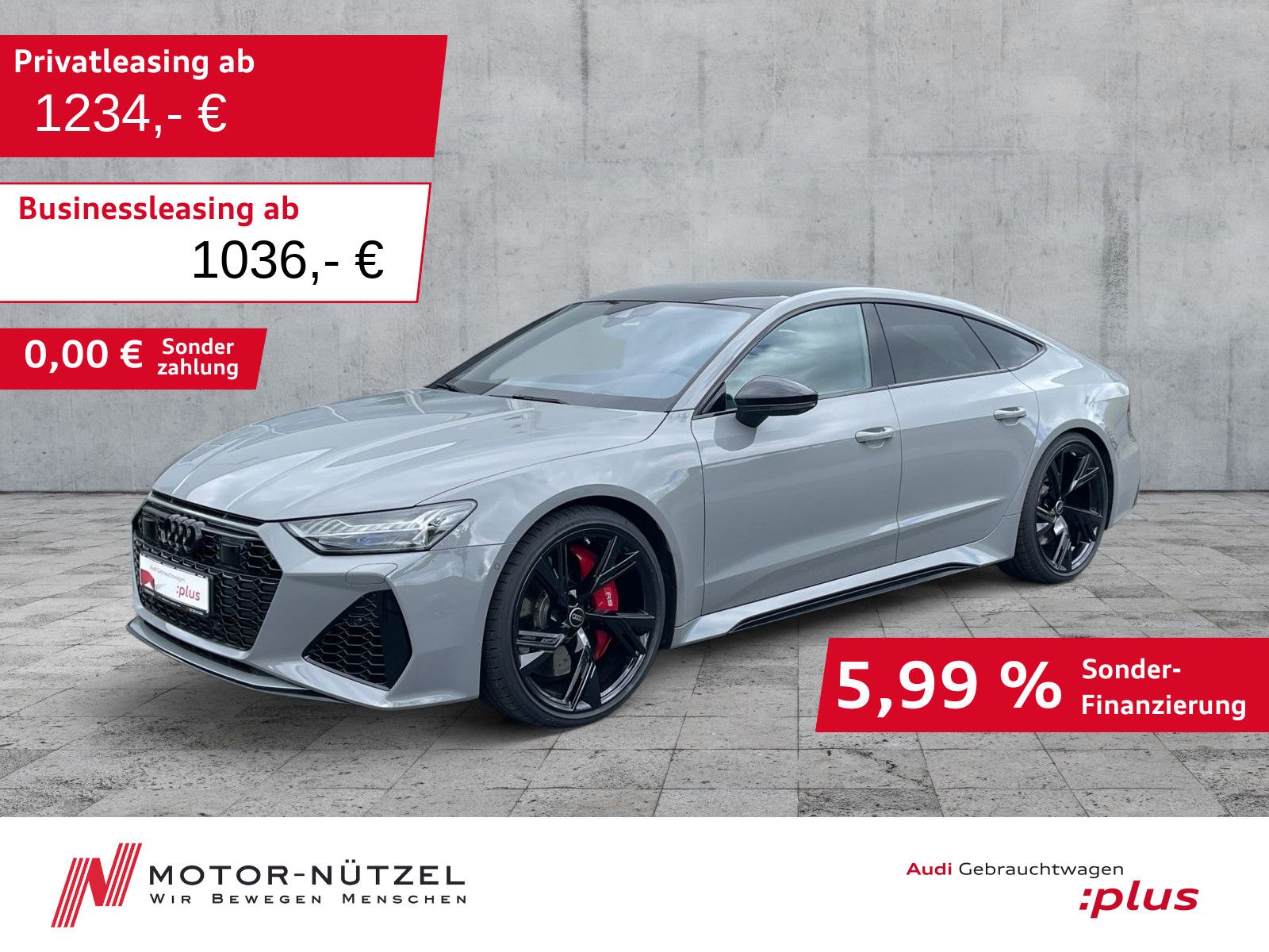 Audi RS 7 Sportback TFSI QU MATRIX+HuD+B&O+PANO+360°