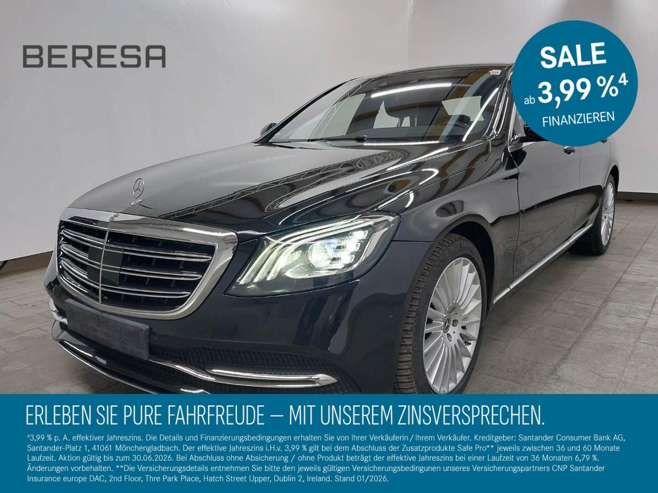 Mercedes-Benz S 450 4M Comand Distronic HUD Leder Sitzklima