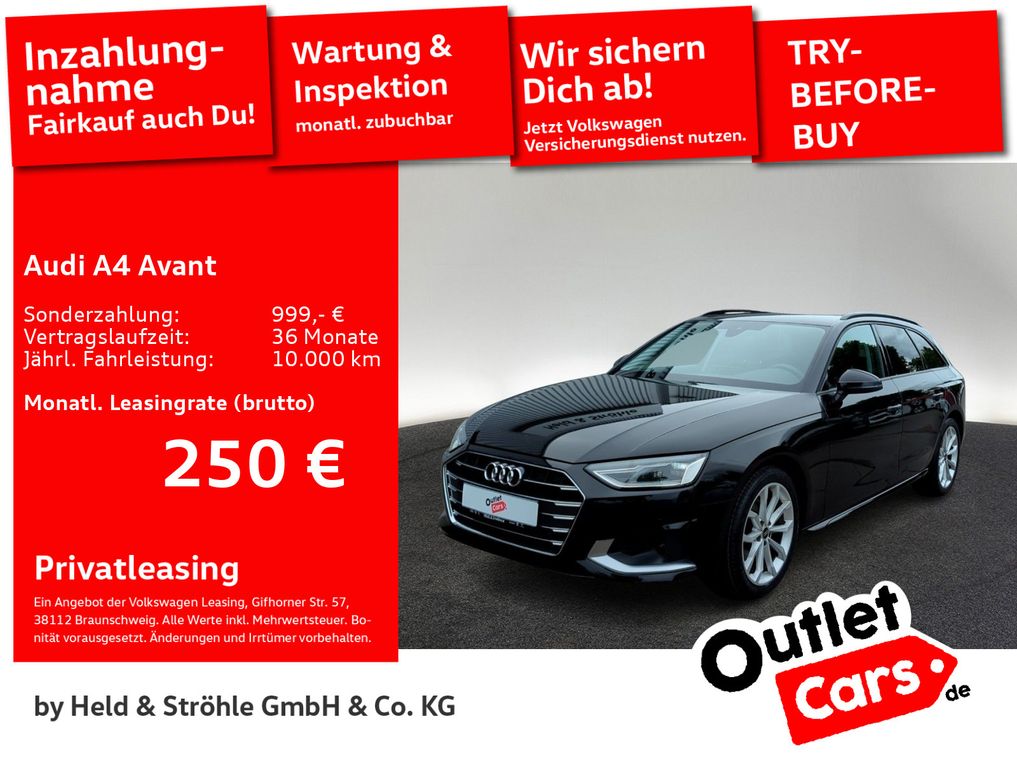 A4 Avant advanced 35 TFSI KAM LED NAVI PDC SHZ