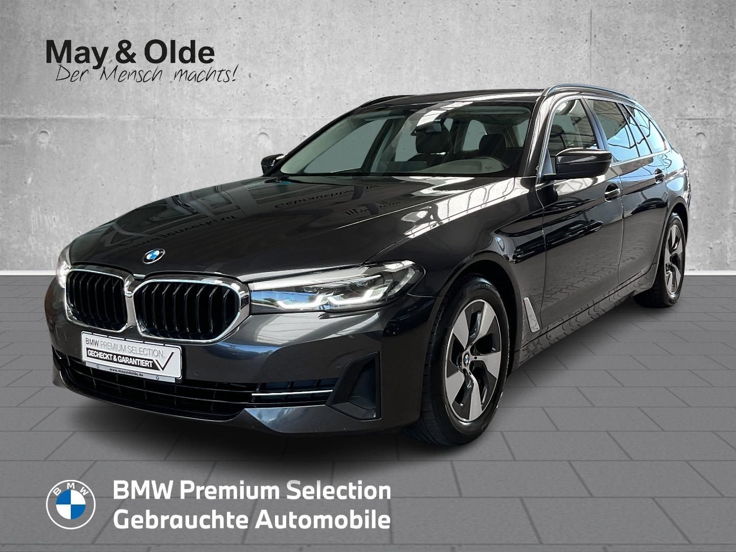 BMW 520 d T-Leder AHK Alarm Kamera Navi Digi-CP LED 