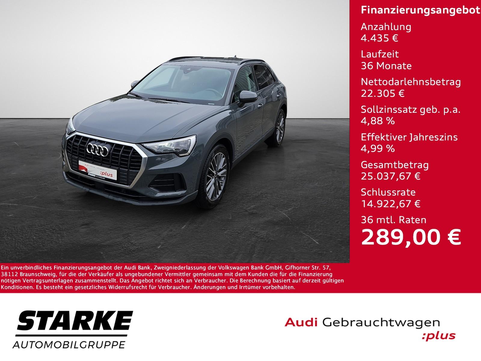 Audi Q3 35 TDI S tronic quattro ASI AHK 19-Zoll SHZ D