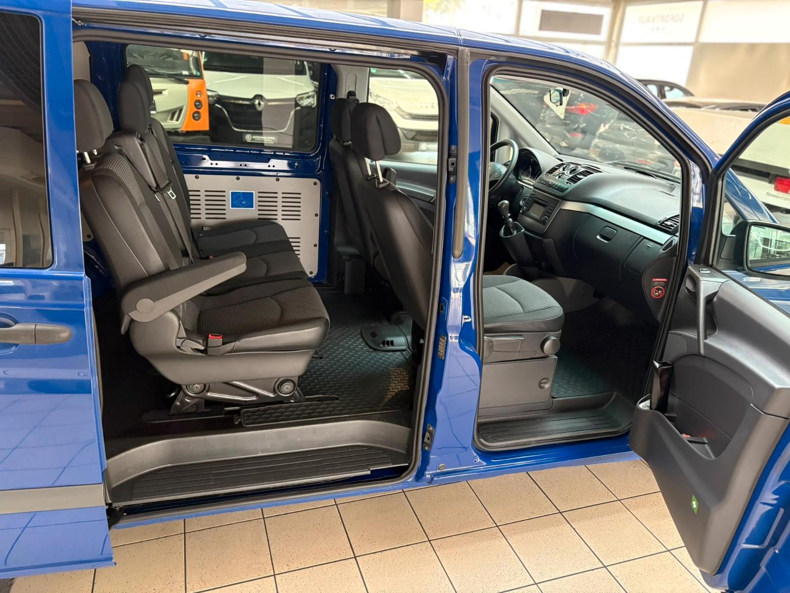 MERCEDES-BENZ VITO 113 CDI 136ch MIXTO 5 PLACES - GPS - ATTELAGE - RADARS DE STATIONNEMENT AVANT/ARRIÈRE - CLIMATISATION - CHAUFFAGE AUXILIAIRE
