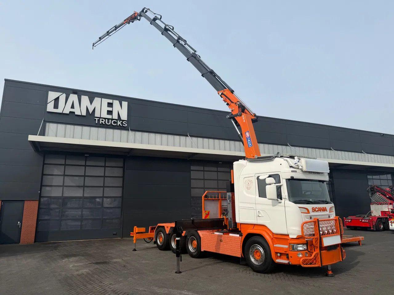 Scania R580 V8 R 580 LB 8x4 HMF 4020-K6 + JIB FJ 600-K4