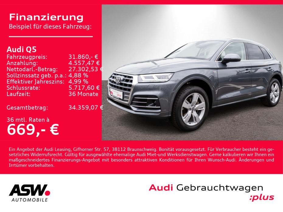 Audi Q5 S line 40TDI quattro NAVI MATRIX AHK PANO 360