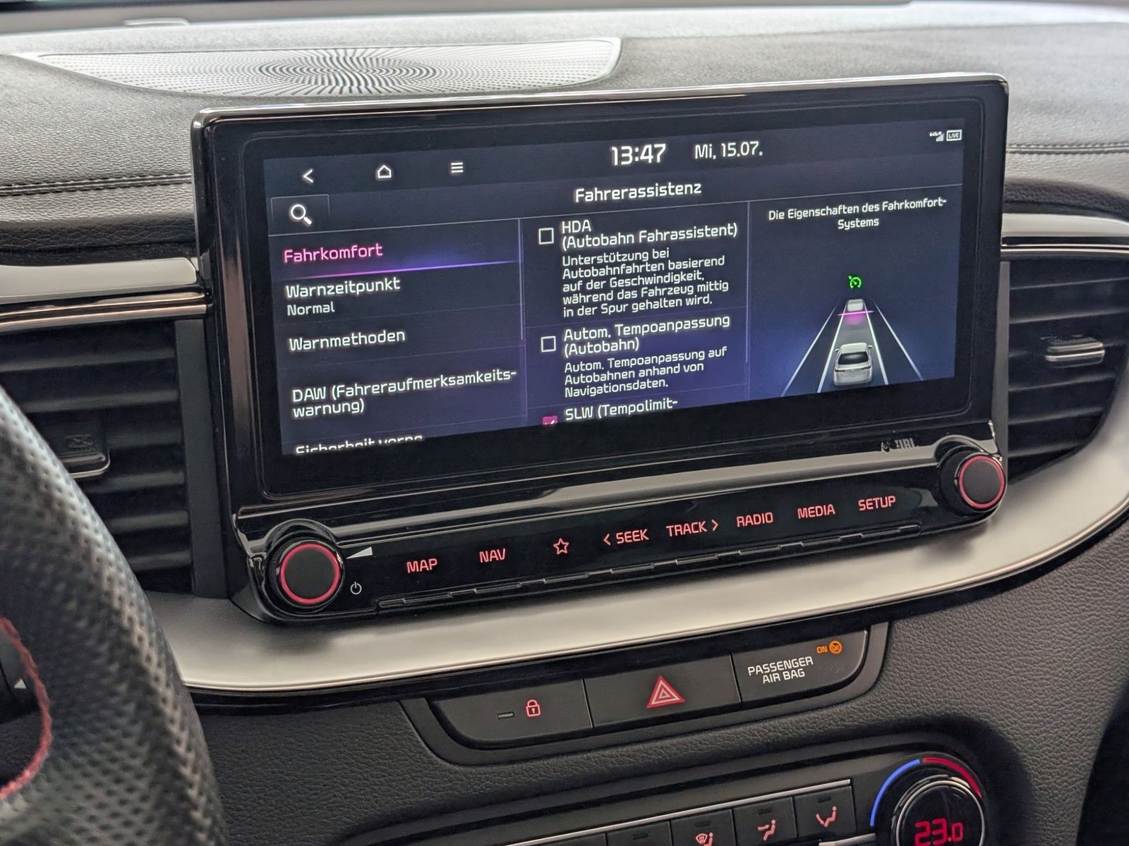KIA pro_cee'd ProCeed 1.6 T-GDI GT DCT Glasdach Komfort – Bild 27