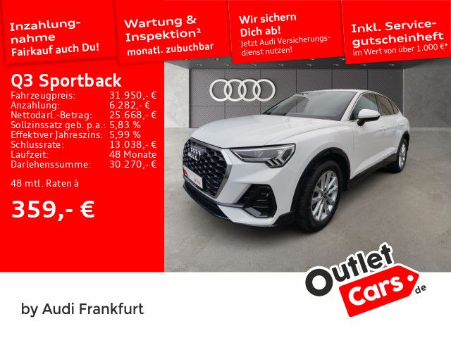 Audi Q3 Sportback 35 TFSI S tronic LED VC DAB Tempoma