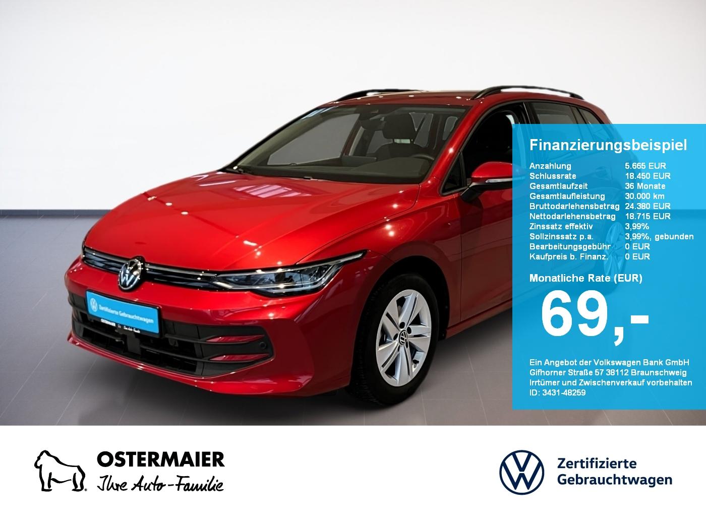 Volkswagen Golf VIII Variant LIFE 1.5TSI 116PS ACC.5J-G.NAV