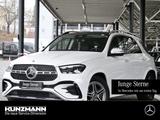 Mercedes-Benz GLE 450 d 4M AMG Panorama Burmester Navi AHK 360 - Mercedes-Benz GLE 450 mit Diesel-Antrieb: Weiß, Luftfederung